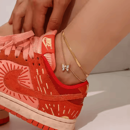 Mariposa Blade Chain Anklet - Los Jewels