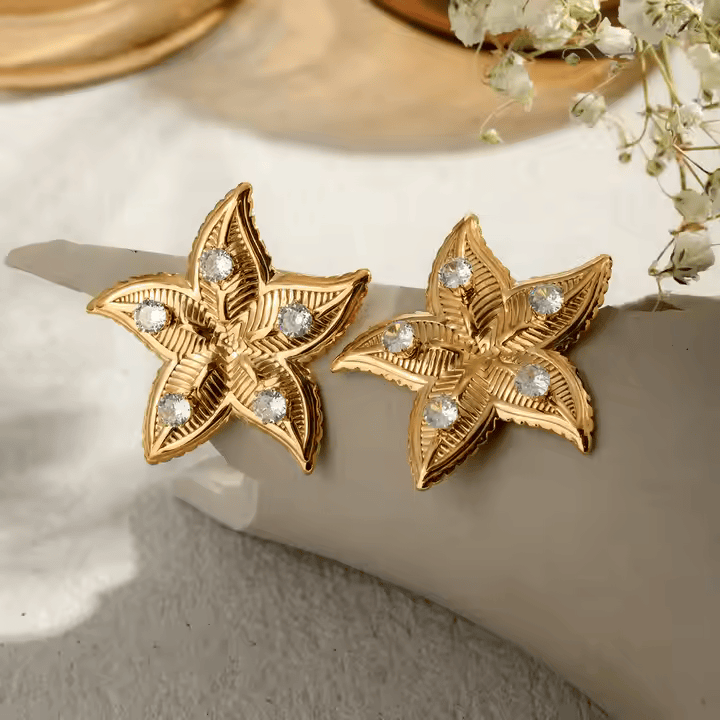 Hidden Star Earrings - Los Jewels