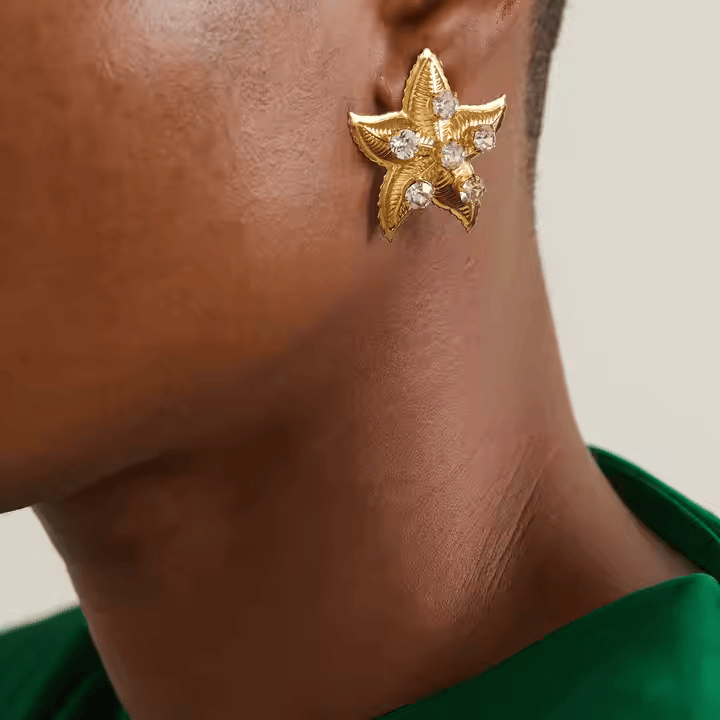 Hidden Star Earrings - Los Jewels
