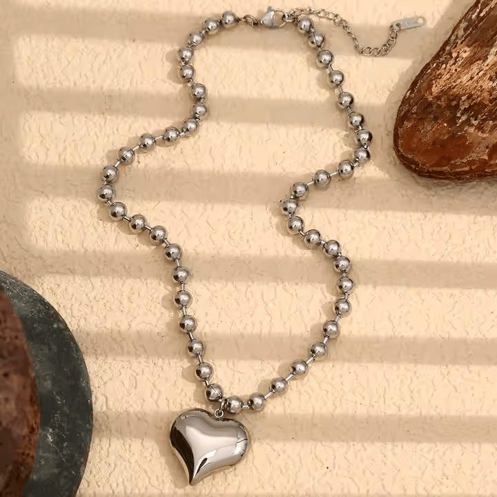 Leah Bead Chain Necklace - Los Jewels
