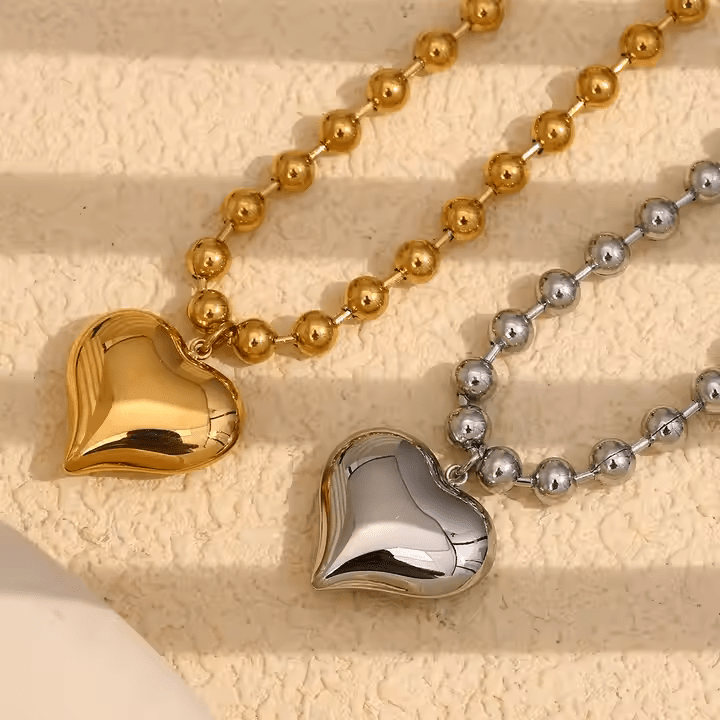 Leah Bead Chain Necklace - Los Jewels