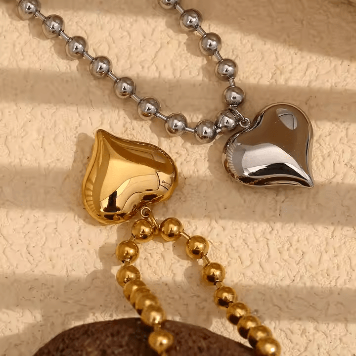Leah Bead Chain Necklace - Los Jewels