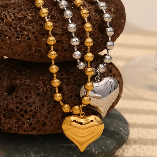 Leah Bead Chain Necklace - Los Jewels