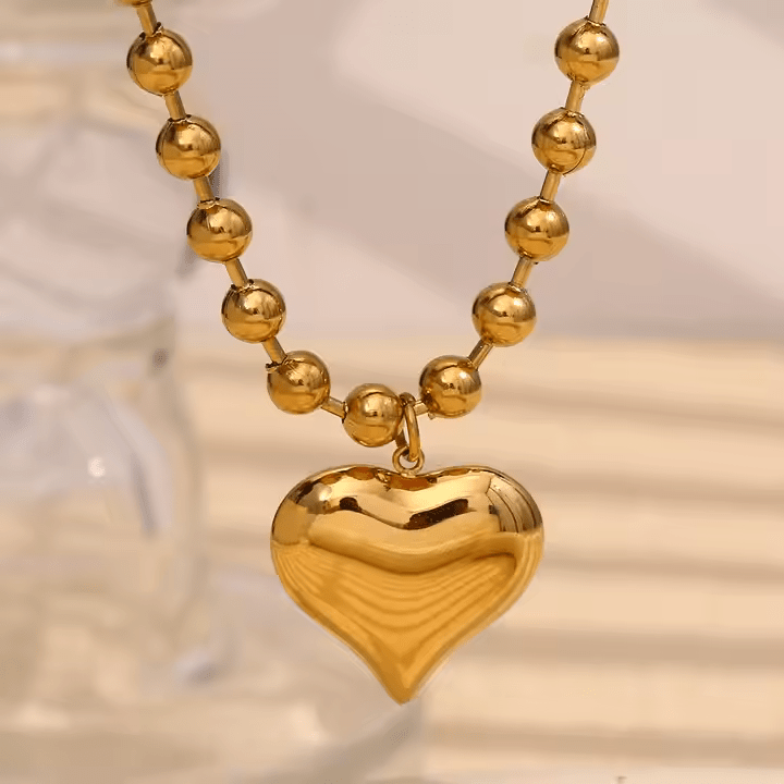 Leah Bead Chain Necklace - Los Jewels