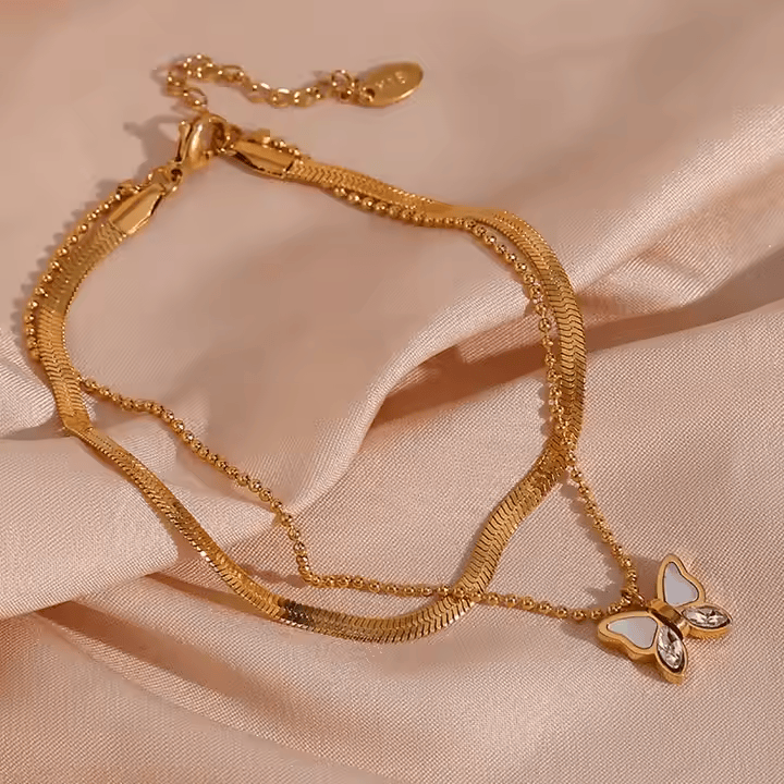 Mariposa Blade Chain Anklet - Los Jewels