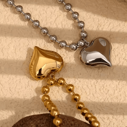Leah Bead Chain Necklace - Los Jewels